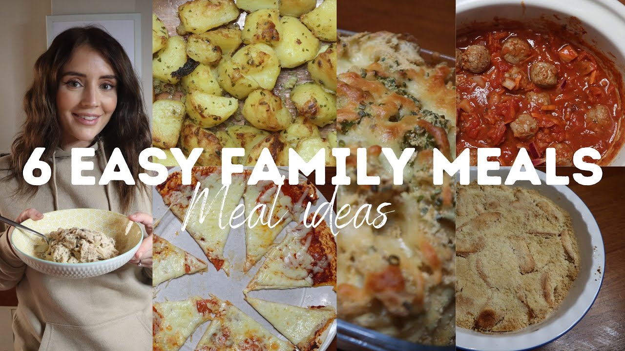 Easy Dinner Recipes for a Family of 6, Recipes, Dinners and Easy Meal Ideas