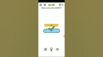 Brain out level 65 ,What comes after AEBFC?