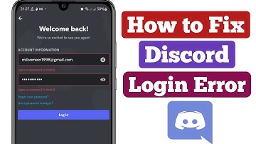 How To Fix Login Error in Discord Mobile || Fix Discord Sign in Problem || Login Discord Account