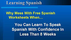 Why Should You Use Free Spanish Worksheets?