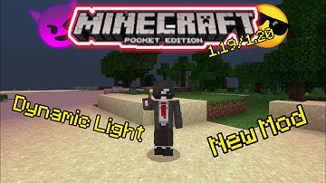 Minecraft pe dynamic lights / Minecraft pe dynamic light addon / Minecraft