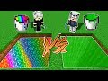 GÖKKUŞAĞI ÇUKURU VS SLİME ÇUKURU! 😱 - Minecraft