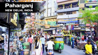 Walking in India - Paharganj | Paharganj Market Delhi, New Delhi 🇮🇳