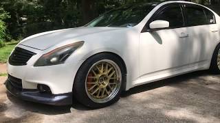 G37 sedan wheel fitment: 18” and 19”