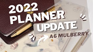2022 PLANNER UPDATE | MULBERRY A6 RINGS AGENDA | JAN-MAR
