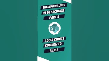 Part 4️⃣ 🎓 SharePoint Lists for Beginners Series 🎓 Add a Choice Column