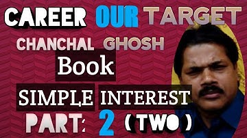 SIMPLE INTEREST PART 2#CAREER OUR TARGET