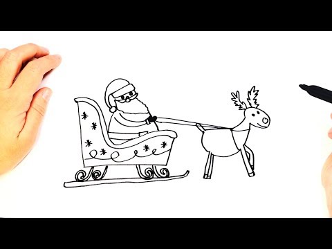 Video: How To Draw Santa Claus Sleigh