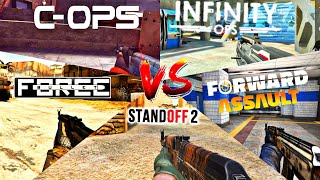 🔥Standoff 2 vs Critical ops vs bullet force vs infinity ops vs forward assault screenshot 4