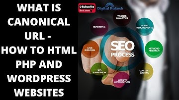 what is canonical url 2021 || how to html php and wordpress websites - Digital Rakesh