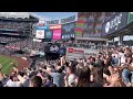 Yankee fans throw trash at Cleveland Guardians #yankees