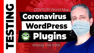 Testing New WordPress Plugins for Coronavirus (COVID-19) Live Data, Map and Statistics screenshot 3