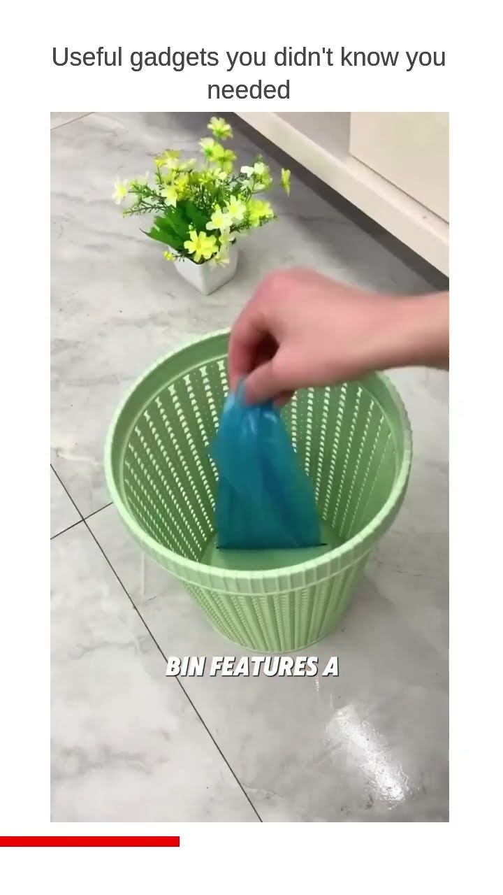 Product link in Bio The bottom has a buckle design, which can place the entire roll of garbage