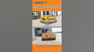 5 Ton Steerable Trackless Transfer Trolley