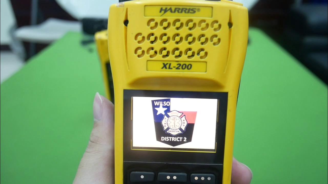 Harris XL200 with BT55 Bluetooth speaker microphone YouTube