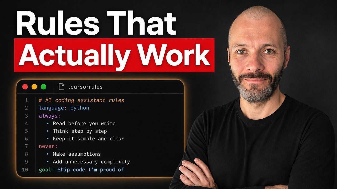 How I Write Rules for Cursor AI: video thumbnail