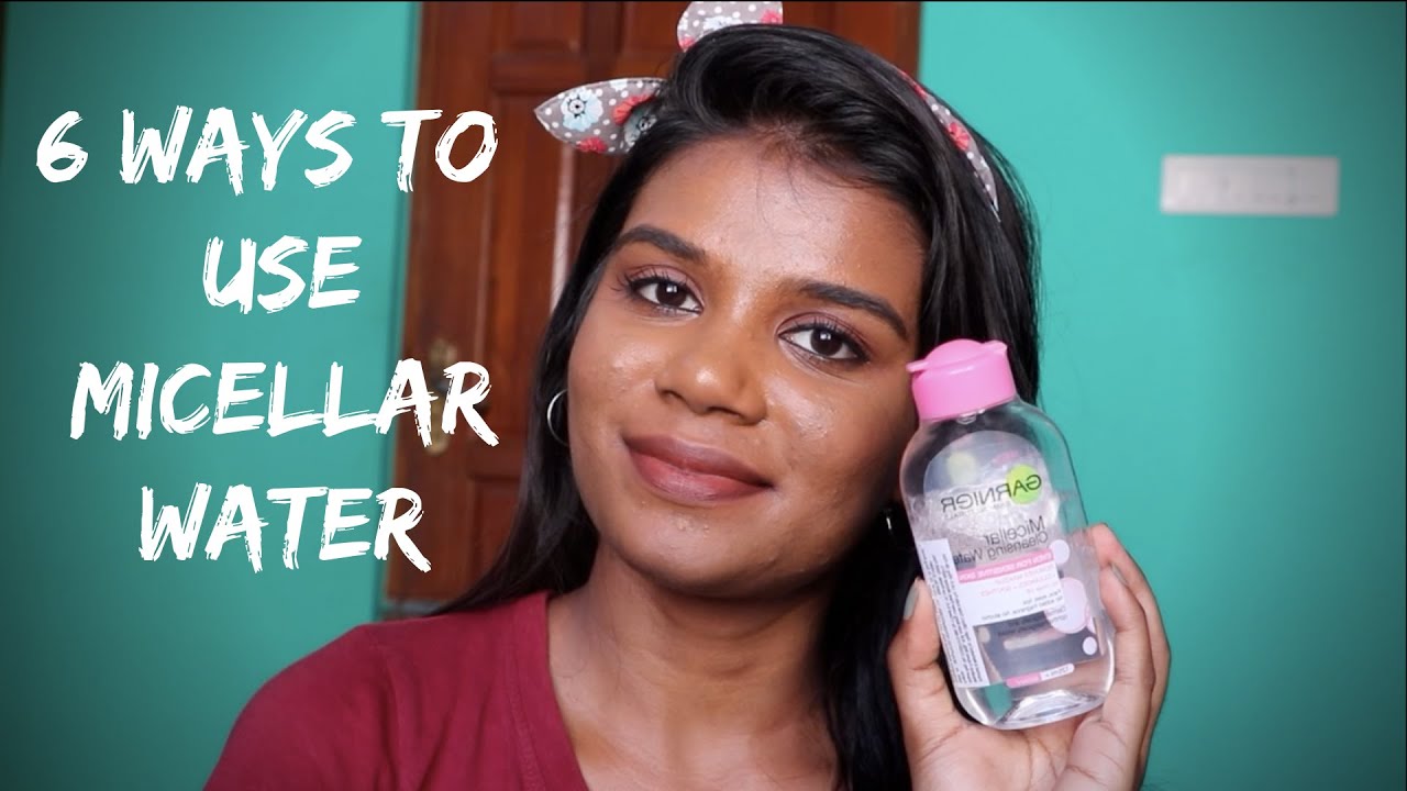 6 WAYS TO USE MICELLAR WATER !!!! - YouTube