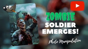 ZOMBIE soldier creation using gimp!| Photo Manipulation