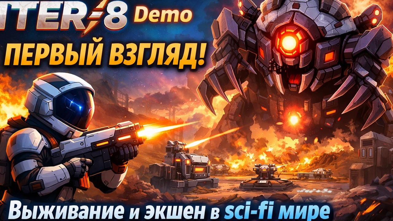 ITER‑8 Demo — первый взгляд! Выживание и экшен в sci‑fi мире🚀