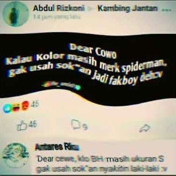 STORY WA NAKAL GX USAH JADI FAKBOY