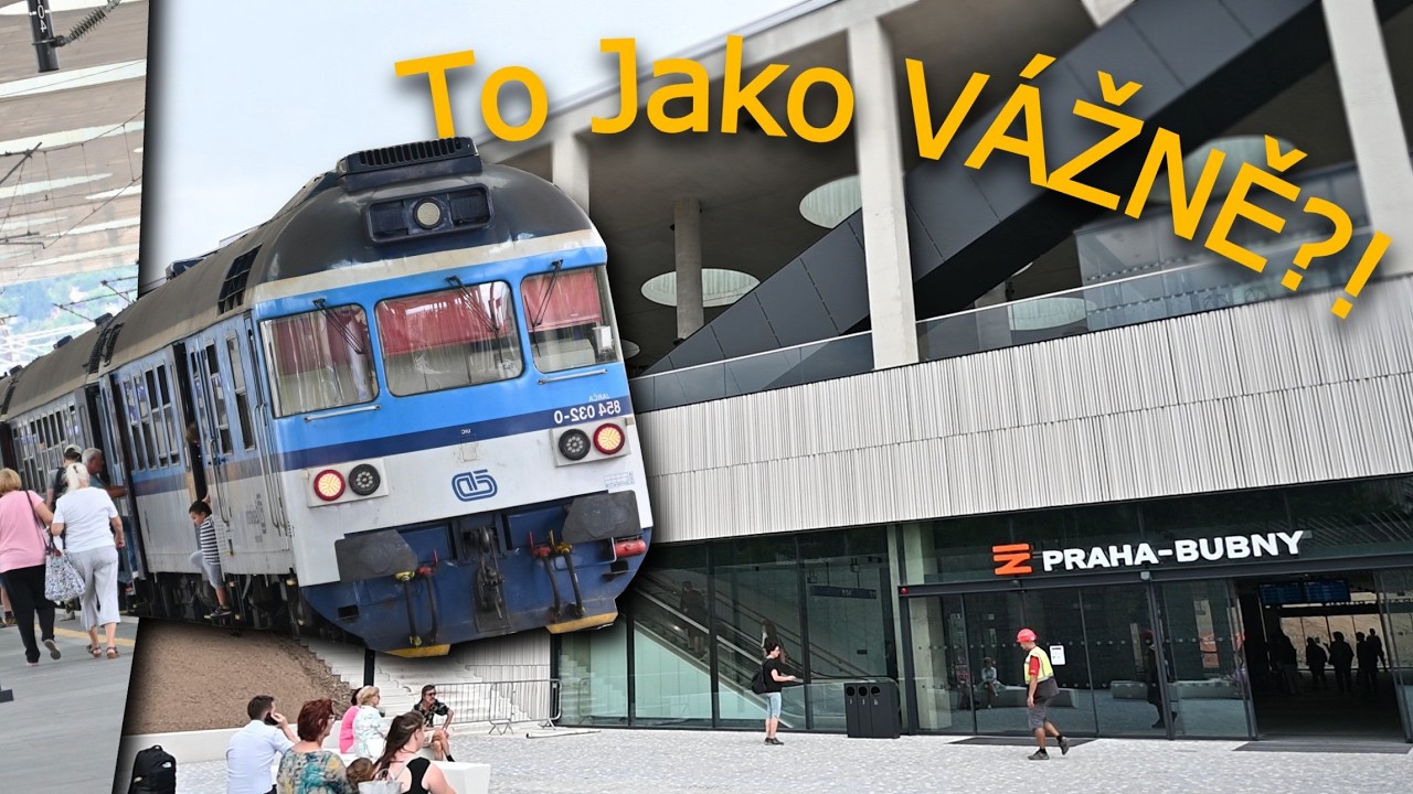 🚉NEJMODERNĚJŠÍ nádraží v Česku / ⚠️Nové nádraží Praha-Bubny