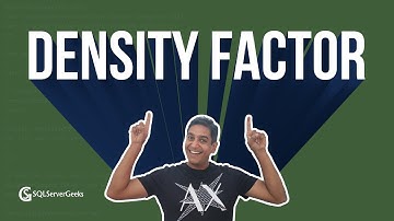 Density Factor in SQL Server (by Amit Bansal)