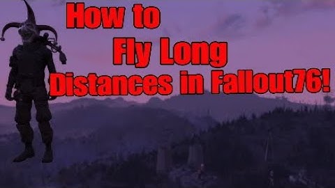 How to do a Flying Glitch in Fallout76 Easy!!!