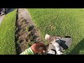 EDGING OVERGROWN PROPERTY POV HOW TO RE-EDGE A 4 MONTH OLD OVERGROWN EDGE LINE (REAL TIME )