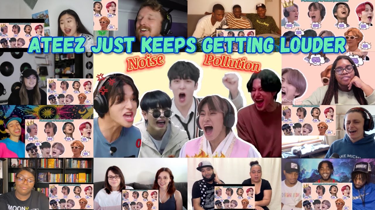 ATEEZ just keeps getting LOUDER | REACTION MASHUP 