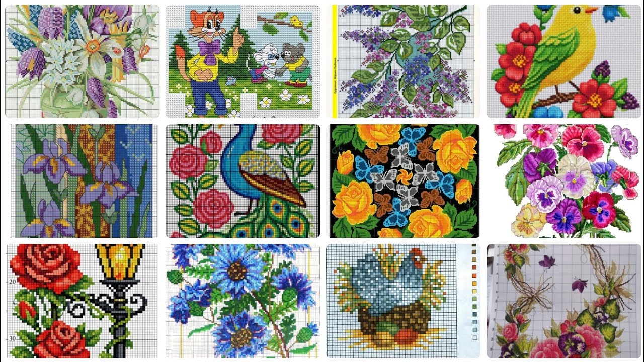 Gorgeous and beautiful cross stitch design ideas for home decor 