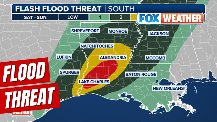 Moisture From Tropical Storm Rafael Triggering Dangerous Flood Threat Across Louisiana