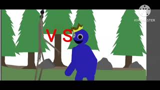 Siren Head Vs Blue Stick Nodes Trevor Henderson Vs Rainbow Friend