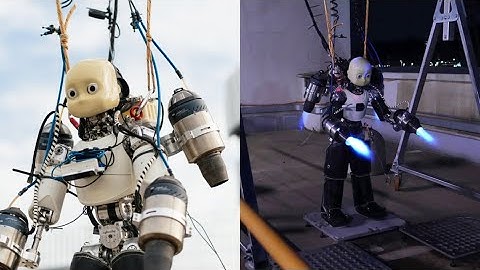 World’s First Jet Powered Humanoid Robot Takes Flight - iRonCub3