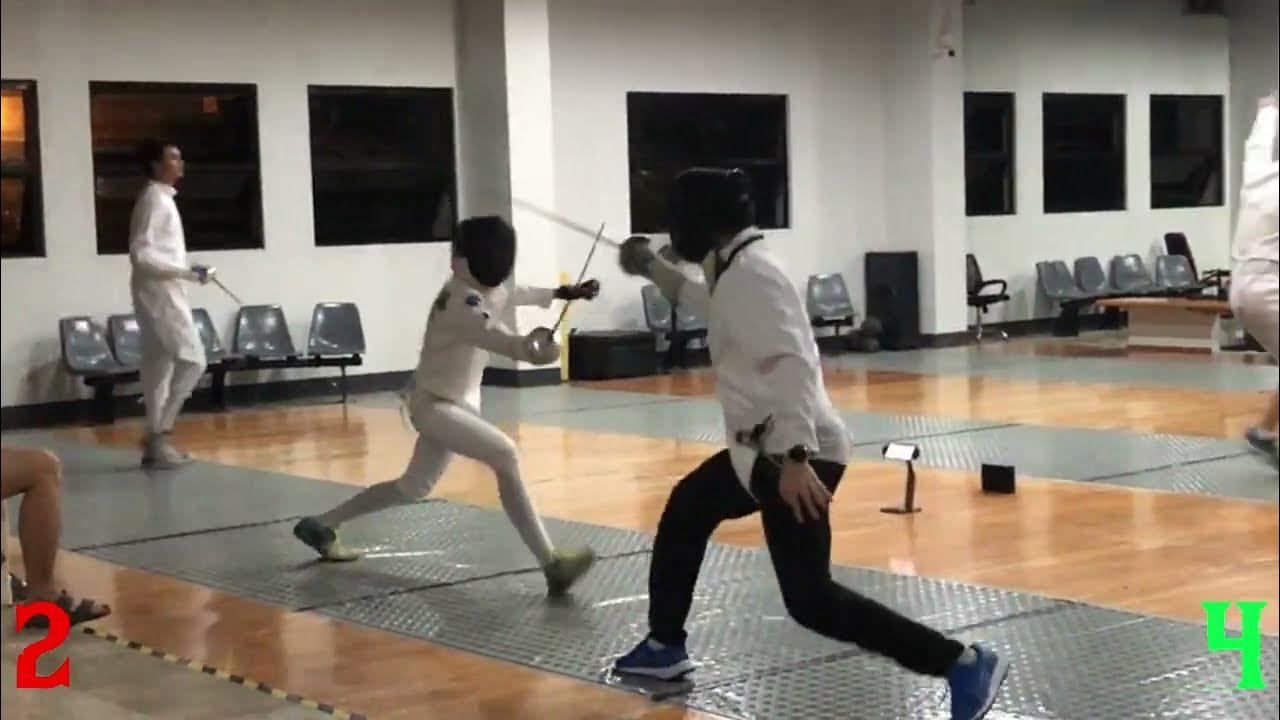 Race to 15 Epee Free Fence Bout With My Coach SethSZL Fencing YouTube