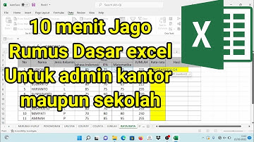 Dasar rumus excel untuk admin kantor maupun sekolah