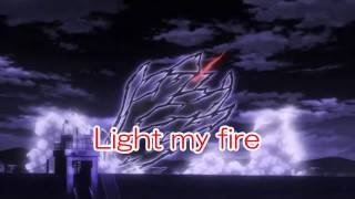 Video thumbnail of "【ニコカラ】Light My Fire　灼眼のシャナⅢ　【オフボーカル】"
