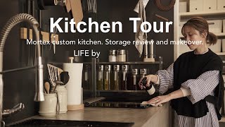 SUB) My home kitchen of a couple in their 30s released | Arranging a kitchen with little storage