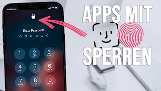 iPhone Apps sperren mit Face ID oder Fingerabdruck! [2022] screenshot 4