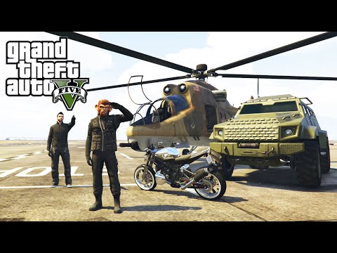 GTA 5 - Helicóptero de Combate SAVAGE Veículo NOVO DLC HEISTS 