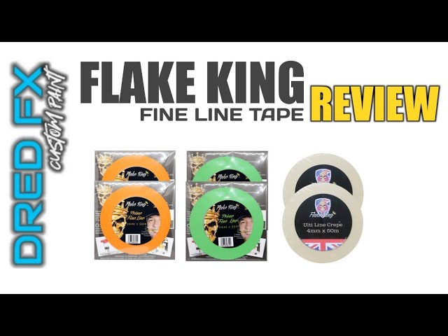 FLAKE KING FINE LINE TAPE REVIEW 