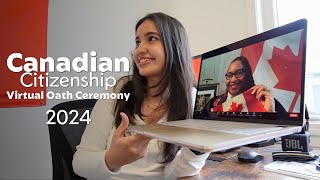 Canadian Citizenship Virtual Oath Ceremony 2024