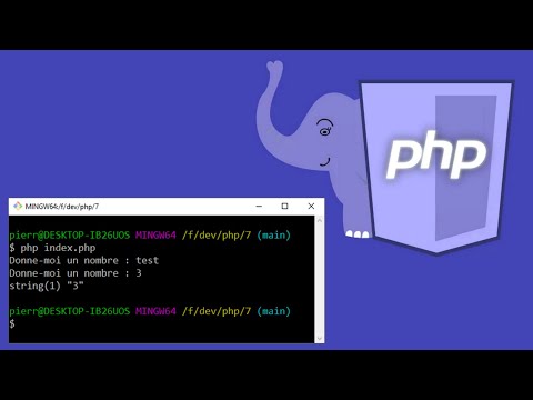 PHP Ligne de commande - Récupérer l'entrée d'un utilisateur