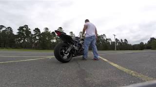 Yamaha R6 Full Leo Vince Exhaust LOUD Flybys