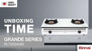Unboxing With Rinnai Ri 712 Ga W Youtube
