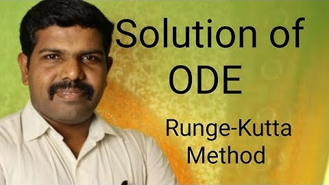 Solution of ODE:Part-3//Runge-Kutta Method.