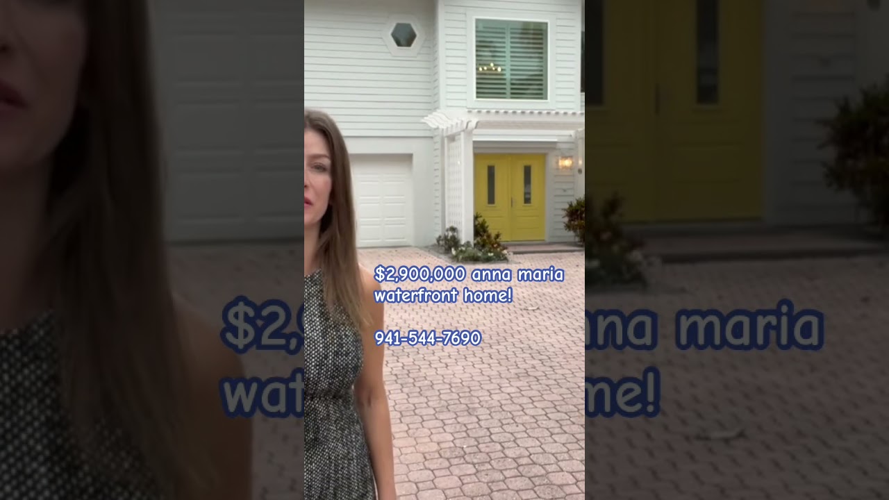 $2,900,000 ANNA MARIA waterfront home, WALK to the boat in your backyard, to the beach & to Pine Ave