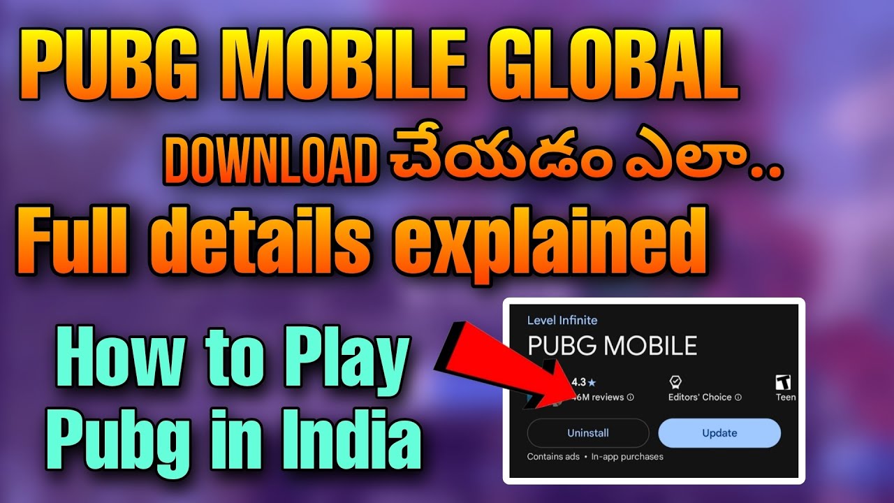 💥 How To Download PUBG MOBILE GLOBAL in INDIA 2026 || Pubg Mobile || Telangana Gamer 