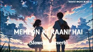 MEHLON KI RAANI HAI SUNDAR SAYANI HO [ Slowed & Reverb ] Lofi Song | InstagramTrading Song 💞❤️‍🩹🥀🤗