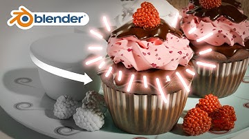 Blender 4.1 - Cupcake Tutorial | Part 3: Geometry Nodes Frosting