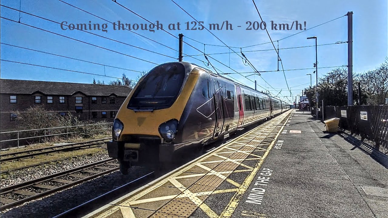 Suuuper Voyager!! 125 m/h Class 221 cuts through Northallerton! - Fly-by -